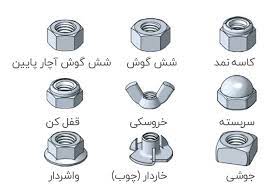 انواع مهره ( معرفی کامل انواع مهره و کاربرد آن ها )