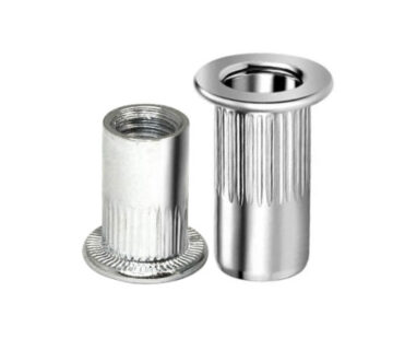 مهره پرچی استیل شش گوش
